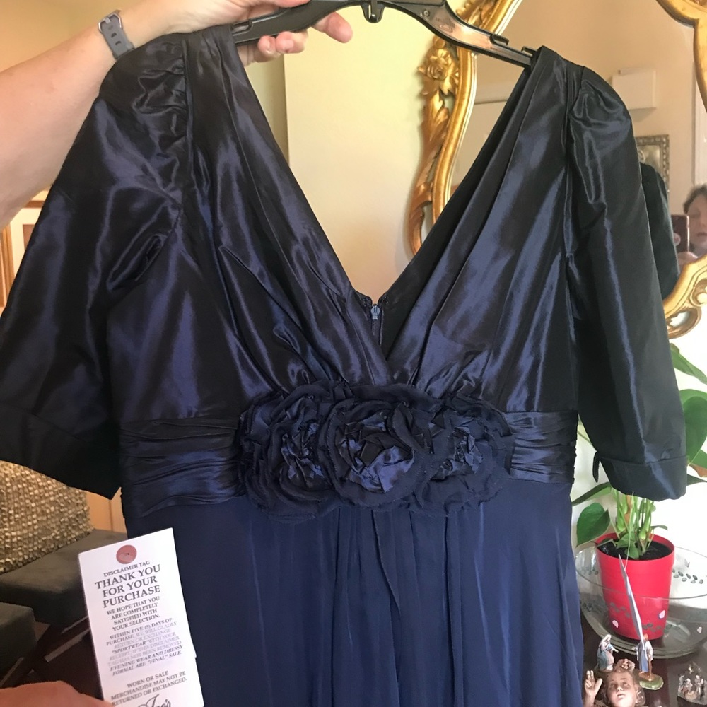 Stunning new gown in navy